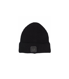 C.P. COMPANY - Hats - hat metropolis series extra fine merino wool black