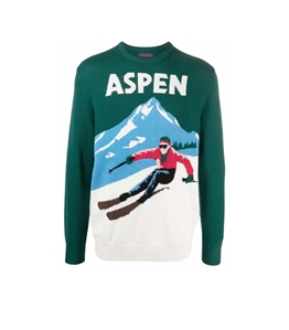 Mc2 Saint Barth - Maglie - maglione cortina winter verde