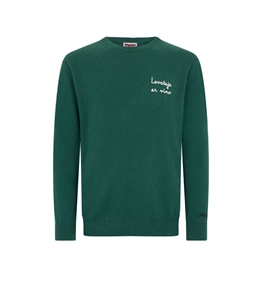 Mc2 Saint Barth - Knitwear - heron light green shirt with ricamo levateje er vino