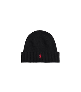 POLO RALPH LAUREN - Hats - black wool beanie