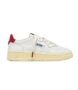 Autry - Scarpe - Sneakers - medalist low in pelle bianca e suede deep claret