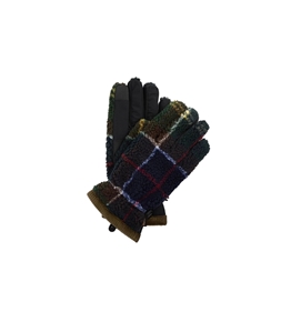 Barbour - Guanti - guanti in pile e tartan field tartan