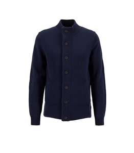 Barbour - Knitwear - shirt with zip patch navy