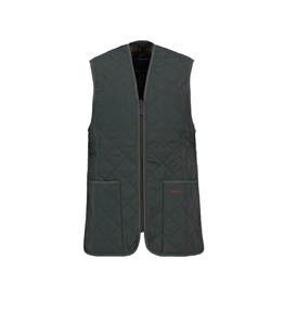 Barbour - Gilet - gilet trapuntato/fodera con zip olive