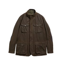 Barbour - Giubbotti - giacca in cotone cerato ogston olive