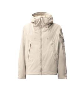 C.P. COMPANY - Jackets - pro-tek primaloft silver hooded lens jacket silver birch