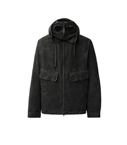 C.P. COMPANY - Jackets - twill mixed explorer jacket black