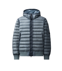 C.P. COMPANY - Jackets - d. d. shell hooded lens down jacket orion blue
