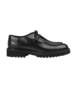 Doucal's - Scarpe - Sneakers - stringata a due fori in pelle nera