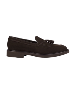 Doucal's - Scarpe - Sneakers - mocassino con nappine in suede marrone