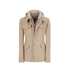 L.B.M.1911 - Giacconi - field jacket in lana beige