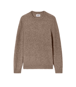 Mc2 Saint Barth - Maglie - maglia girocollo regent beige in misto alpaca