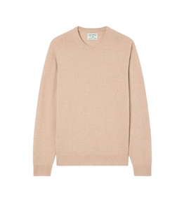 Mc2 Saint Barth - Maglie - maglia girocollo regent beige in lambswool