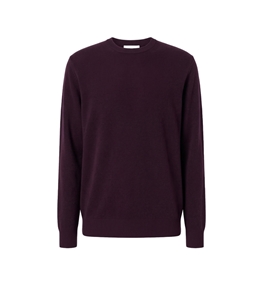 Mc2 Saint Barth - Maglie - maglia girocollo regent bordeaux in lambswool