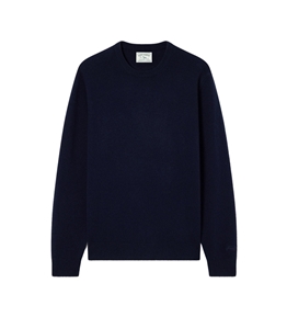 Mc2 Saint Barth - Maglie - maglia girocollo regent blu navy in lambswool