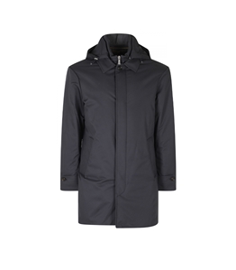 MoORER - Giubbotti - giubbotto lungo ralli blu scuro