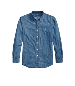 POLO RALPH LAUREN - Shirts - custom-fit denim shirt