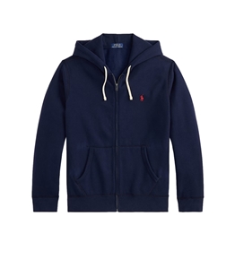 POLO RALPH LAUREN - Maglie - felpa con cappuccio rl blu navy crociera