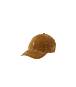 POLO RALPH LAUREN - Cappelli - cappellino baseball in velluto a coste marrone dorato