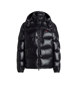 POLO RALPH LAUREN - Giubbotti - piumino gorham lucido nero polo lucido