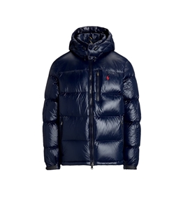POLO RALPH LAUREN - Giubbotti - piumino gorham lucido blu navy collection lucid