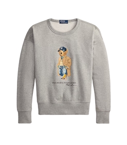 POLO RALPH LAUREN - Felpe - felpa polo bear vintage-fit mlange andover
