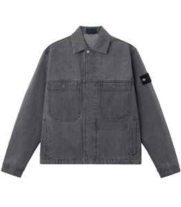 Stone Island - Jackets - black denim-light gray wash gray light wash