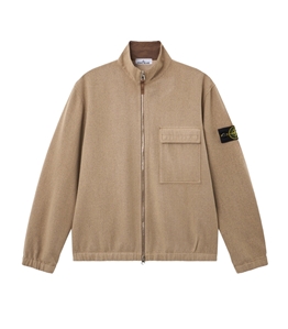 Stone Island - Camicie - wool nylon flannel-tc biscotto