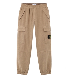 Stone Island - Pantaloni - wool nylon flannel-tc biscotto