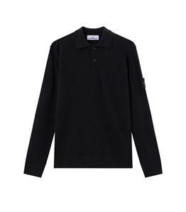 Stone Island - Polo - light rws geelong wool nero