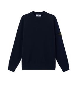 Stone Island - Knitwear - stretch rws wool blue