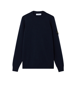Stone Island - Knitwear - lambswool blue