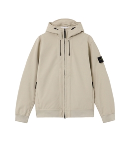 Stone Island - Jackets - soft shell-r_e.dye technology sand