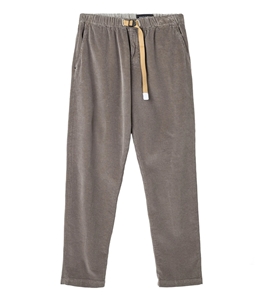 White Sand - Pantaloni - pantaloni a coste con cintura tortora