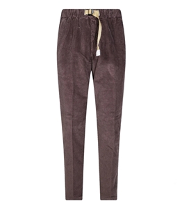 White Sand - Pantaloni - pantaloni a coste con cintura marrone