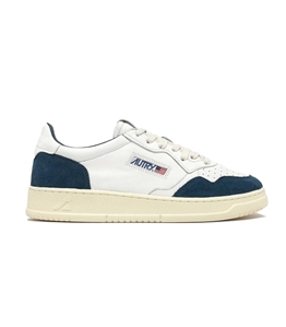 Autry - Scarpe - Sneakers - medalist low in pelle e suede colore bianco e capri
