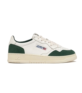 Autry - Footwear - medalist low in white leather and suede bottle