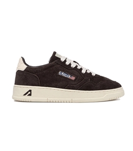 Autry - Footwear - medalist low in mocha and off-white suede