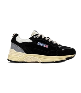 Autry - Scarpe - Sneakers - hyperway in mesh e suede nero e argento