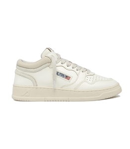 Autry - Footwear - med-way marshmallow and white leather