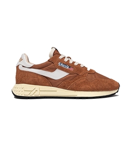 Autry - Footwear - reelwind low nylon and suede sugar brown and white
