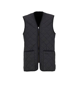 Barbour - Gilet - quilted/lining vest with polarquilt black zip
