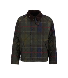 Barbour - Jackets - quilted jacket in tartan transport tartan