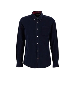 Barbour - Camicie - camicia ramsey taglio sartoriale navy/red
