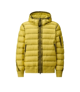 C.P. COMPANY - Jackets - d.d. shell hooded down jacket green sheen yellow