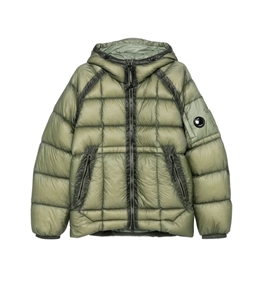 C.P. COMPANY - Jackets - hooded jacket and detail lens pistachio