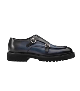 Doucal's - Scarpe - Sneakers - blake in pelle double-buckle blu