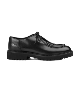 Doucal's - Scarpe - Sneakers - stringata a due fori in pelle nera