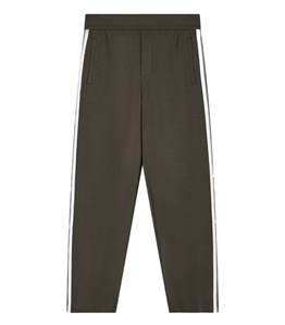 Emporio Armani - Pantaloni - pantaloni in jersey con bande a contrasto black ink