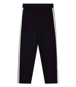 Emporio Armani - Pantaloni - pantaloni a vita elastica in jersey con bande a contrasto asv black beauty